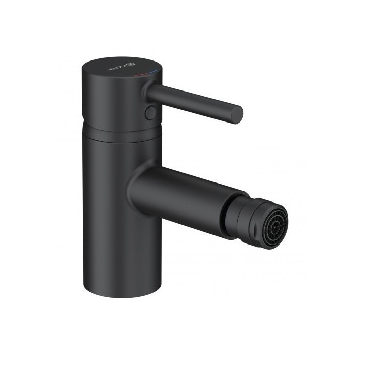Bateria umywalkowa Kludi Bozz 240, stojąca, wysokość 325mm, bez korka, czarny mat