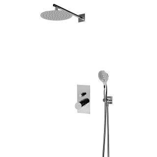 Bateria umywalkowa Bruma Lusa, ścienna, 2-otworowa, wylewka 230mm, sunrise