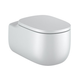 Miska wisząca Roca Beyond, bezrantowa, 58x40cm, Maxi Clean, biała