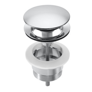 Korek niezamykany Roca Aqua, do umywalek bez przelewu, pokrywa ceramiczna 72mm