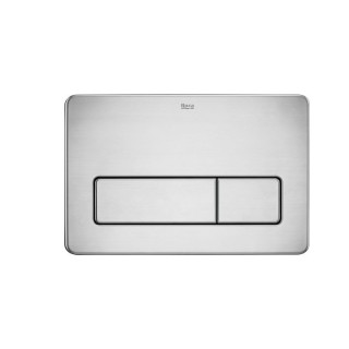 Przycisk spłukujący do stelaża Roca Duplo One, podwójny, PL2, szary lakierowany