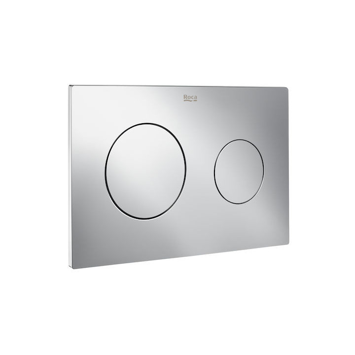 Przycisk spłukujący do stelaża Roca Duplo One, podwójny, PL7, biały mat