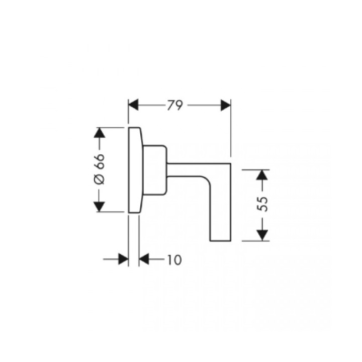 Zawór Axor Citterio odcinający  podtynkowy- sanitbuy.pl