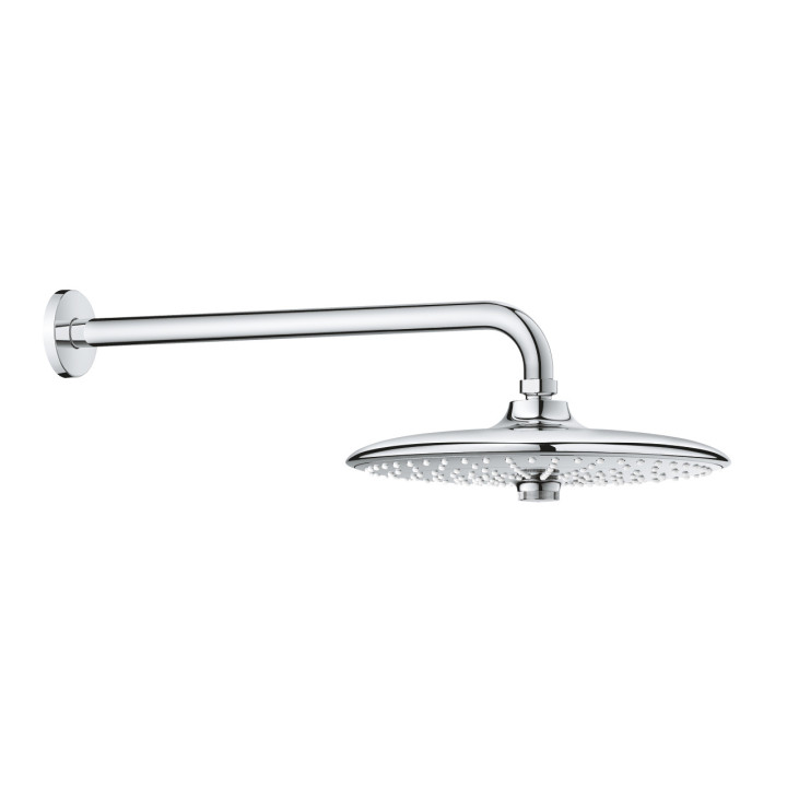 Deszczownica Grohe Euphoria 260, 3 strumienie, ramię ścienne 380mm, chrom