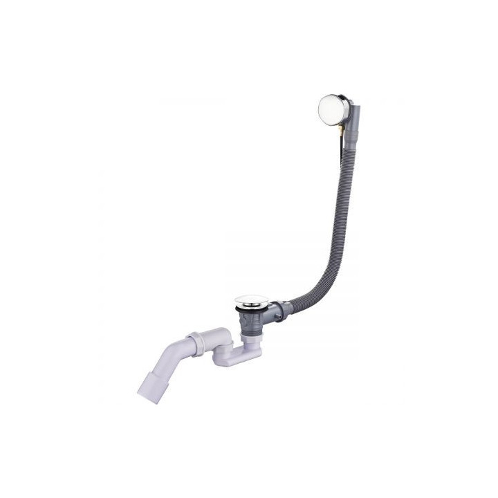 Syfon wannowy Oltens Oster, automatyczny, z pokrętłem, chrom