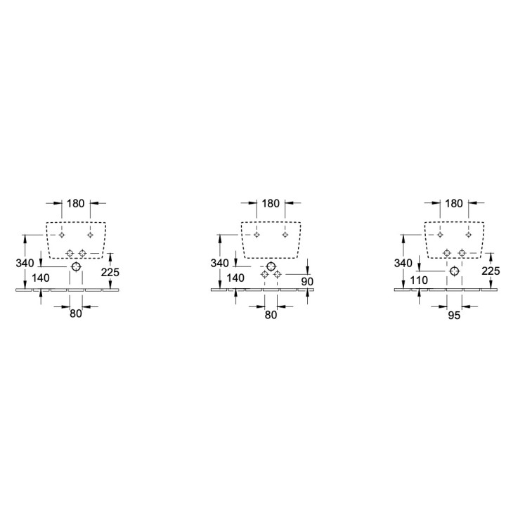 Bidet wiszący Villeroy&Boch Momento 2.0, 56x37,5cm, prostokątny, z przelewem, Weiss Alpin