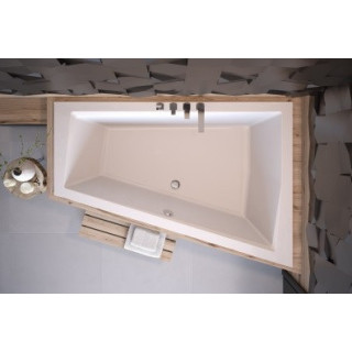 Wanna asymetryczna Besco Intima, 150x85cm, wersja lewa, akrylowa, biała