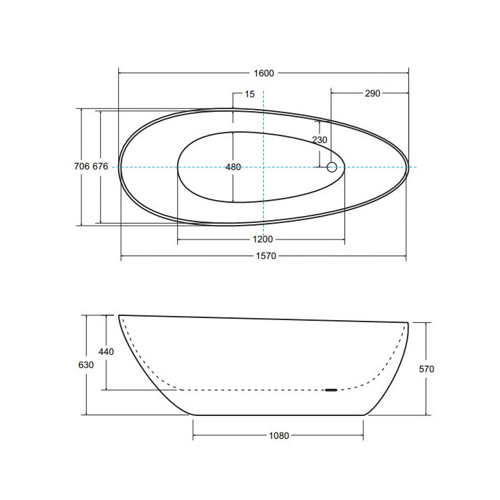 Wanna asymetryczna Besco Intima Duo Slim, 180x125cm, wersja prawa, akrylowa, biała