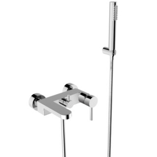 Bateria umywalkowa Besco Decco, podtynkowa, wylewka 180mm, chrom