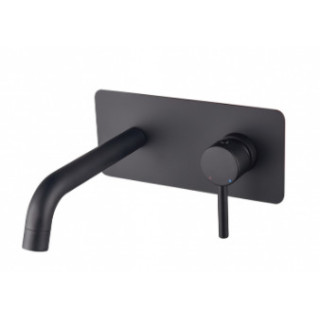 Bateria umywalkowa Besco Decco, podtynkowa, wylewka 180mm, chrom