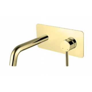 Bateria umywalkowa Besco Decco, podtynkowa, wylewka 180mm, chrom