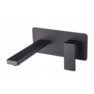 Bateria umywalkowa Besco Illusion, podtynkowa, wylewka 180mm, chrom