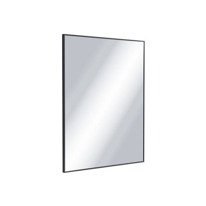 Lustro prostokątne Excellent Kuadro, wiszące, 60x80cm, czarny mat