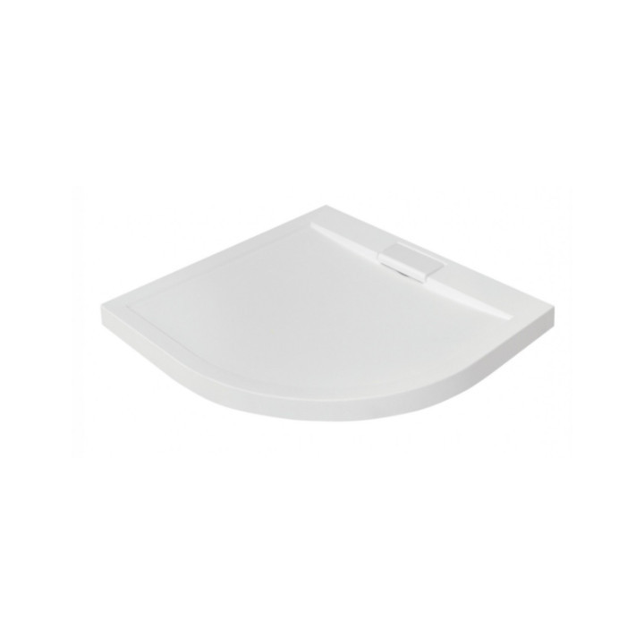 Brodzik kwadratowy Besco Axim Ultraslim, 80x80cm, akrylowy, biały