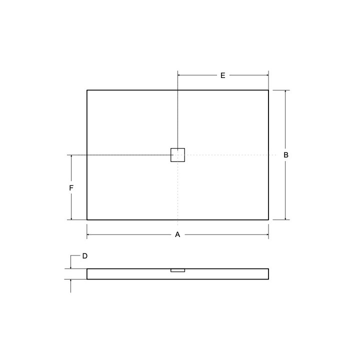 Brodzik kwadratowy Besco Acro Ultraslim, 90x90cm, konglomeratowy, biały