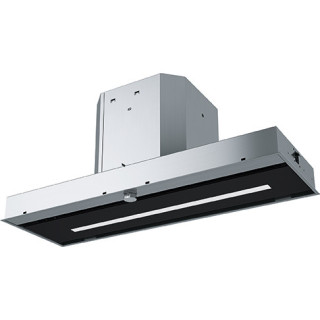 Okap nablatowy Franke Mythos FMY 905 HE, 52x9cm, stal szlachetna/czarne szkło