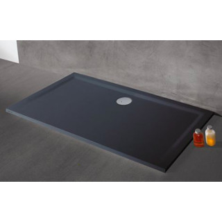 Brodzik prostokątny Sanplast Space Mineral B-M/SPACE 70x130x1,5 sy, szary łupek