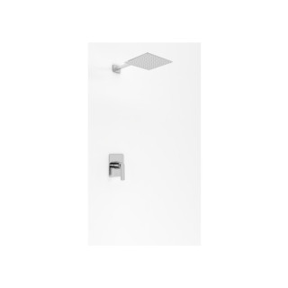 Podtynkowy zestaw prysznicowy Kohlman Experience, z deszczownicą okrągłą 20cm, 1 wyjście wody, chrom