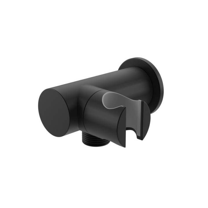 Deszczownica Kohlman, okrągła, 25x25cm, czarny mat