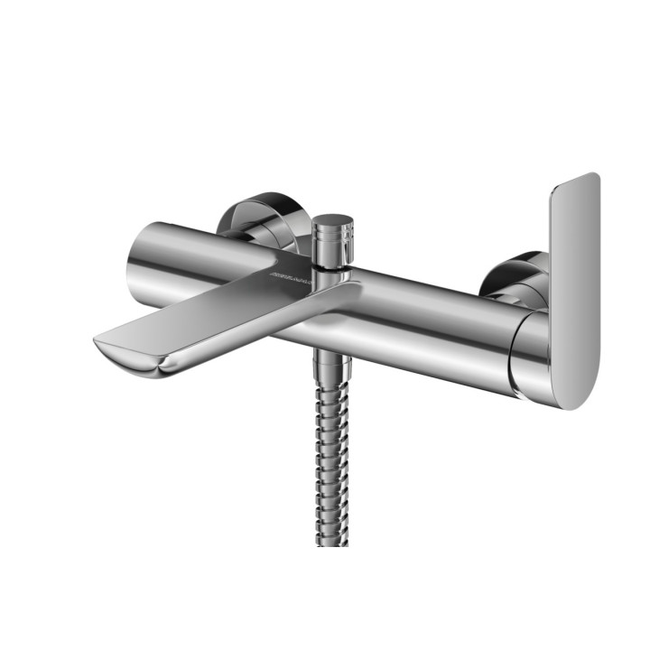 Bateria wannowa 4-otworowa Kohlman Proxima, stojąca, 2 wyjścia wody, chrom