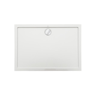 Brodzik prostokątny Roca Aeron, 120x90cm, kompozytowy, Stonex, ultrapłaski, biały