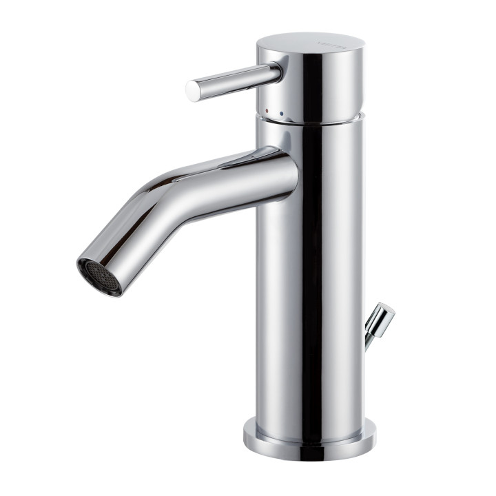 Bateria umywalkowa Vema Maira, stojąca, wysokość 168mm, bez korka, chrom