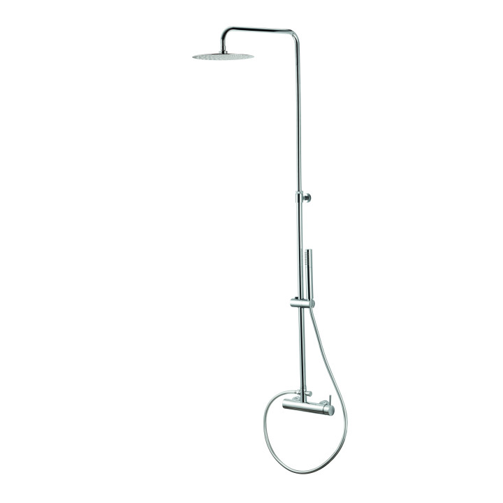 Zestaw natryskowy Vema Maira, podtynkowy, 2 wyjścia wody, deszczownica okrągła 20cm, chrom