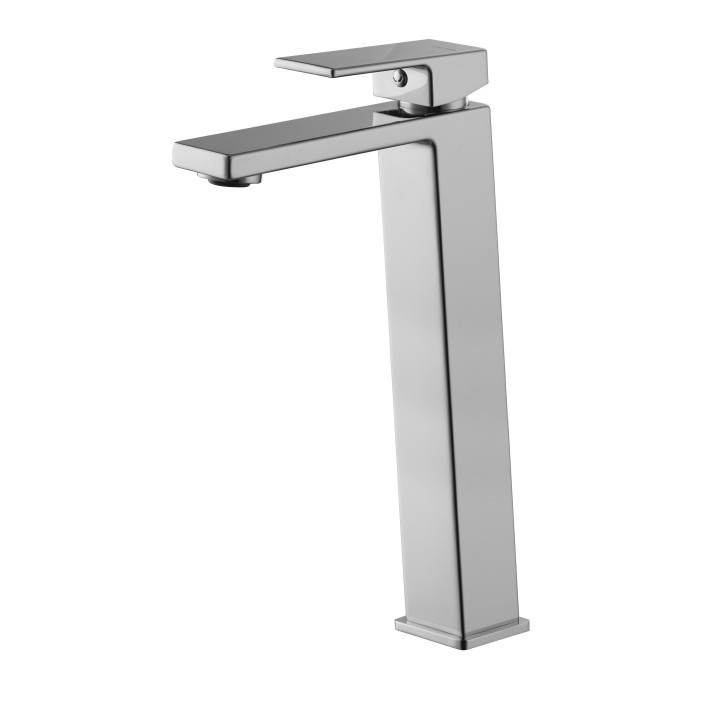 Bateria umywalkowa Vema Lys, stojąca, wysokość 160mm, bez korka, chrom