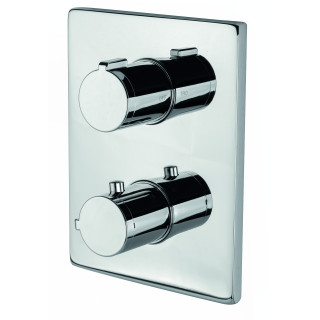 Bateria natryskowo-wannowa Vema Maira, termostatyczna, 2 wyjścia wody, rozeta 170mm, chrom