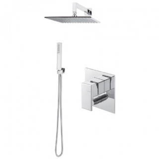 Zestaw natryskowy Vema Maira, podtynkowy, 2 wyjścia wody, deszczownica okrągła 20cm, chrom