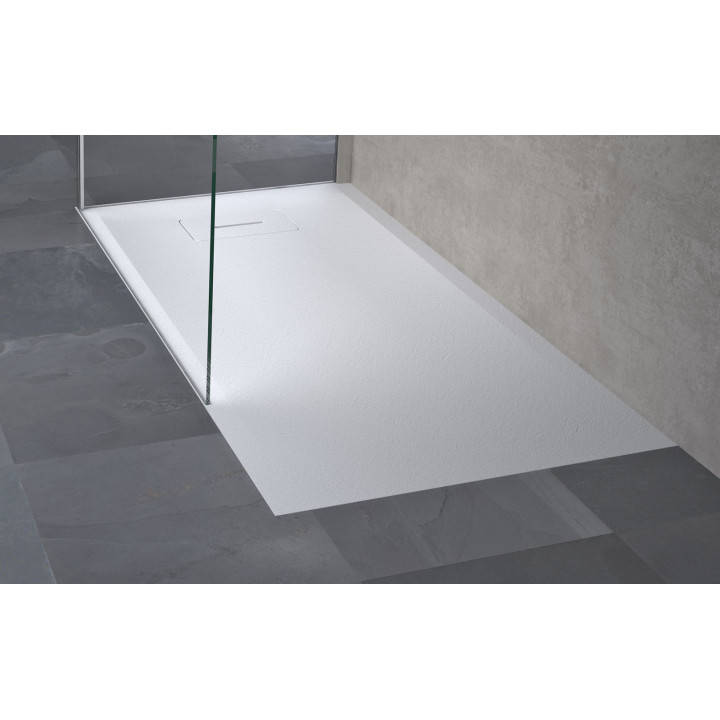 Brodzik prostokątny Novellini Novosolid 180x80x3,5cm, biały mat - sanitbuy.pl