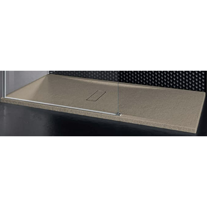 Brodzik prostokątny Novellini Custom Touch, 140x90cm, montaż na posadzce, biały mat