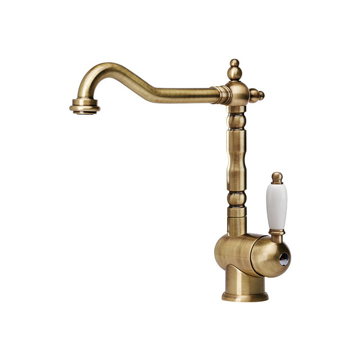 Bateria kuchenna Franke Old England, stojąca, wysokość 290mm, obracana wylewka, stare złoto
