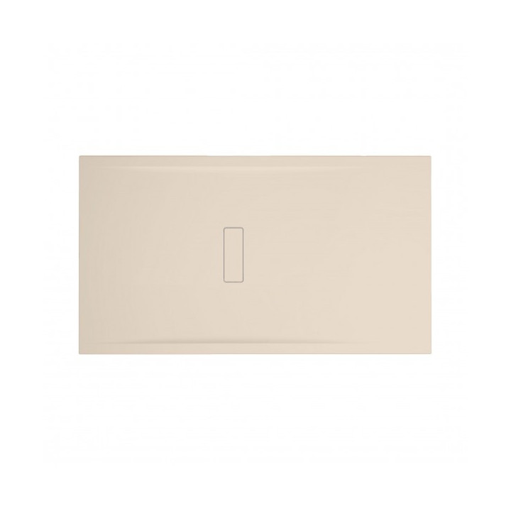 Brodzik prostokątny Novellini Custom Touch, 100x80cm, montaż na posadzce, wysokość 3,5cm, akryl, biały mat