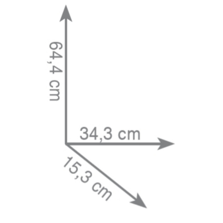 Stojak na ręcznik Gedy Florida, podwójny, wysokość 89cm, czarny mat