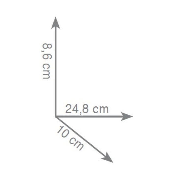 Koszyczek łazienkowy Gedy Hotel, 25x10cm, stal nierdzewna, czarny mat