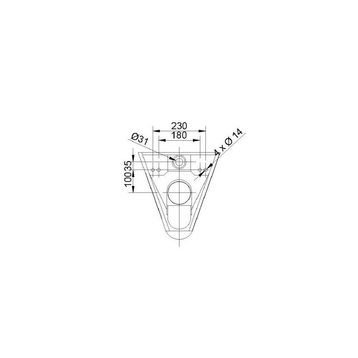 Miska ustępowa wisząca ze stali nierdzewnej Inox, Nofer WC - satyna
