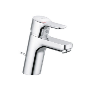 Bateria umywalkowa Kludi Pure&Easy, stojąca, wysokość 125mm, zestaw odpływowy z tworzywa, chrom