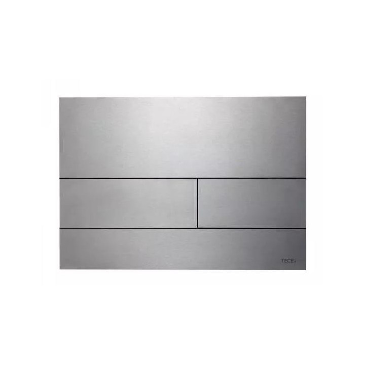 Przycisk spłukujący TECEplanus podwojny do WC - stal szczotkowana
