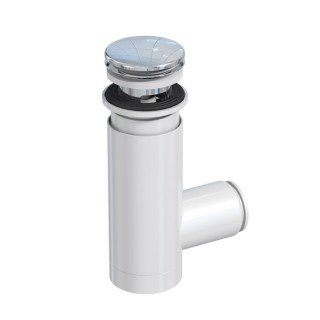 Syfon umywalkowy Oristo Prevex, meblowy, 5cm, biały mat