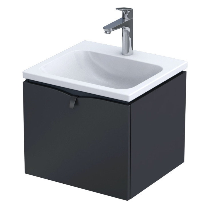 Szafka podumywalkowa Oristo Siena, 50cm, jedna szuflada, polny zielony mat