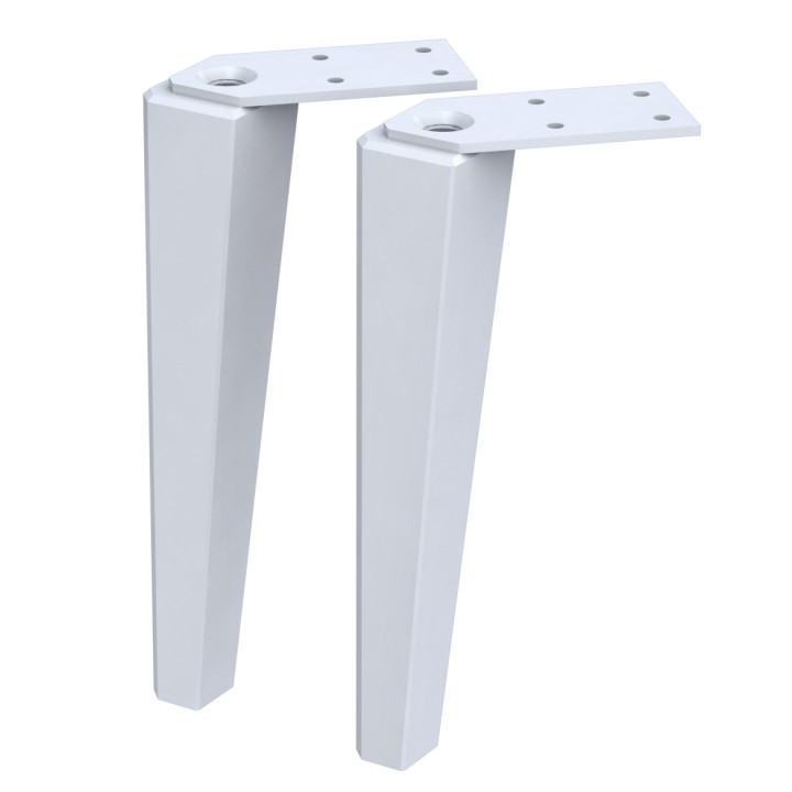 Komplet nóg Oristo UNI, 23cm, 2 sztuki, biały mat