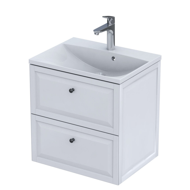 Szafka podumywalkowa Oristo Montebianco, 50cm, jedna szuflada, biały mat