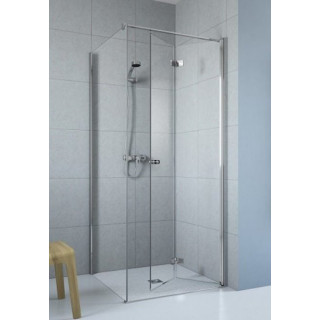 Drzwi Radaway Fuenta New KDJ B 90 cm, LEWE, chrom, szkło przeźroczyste EasyClean