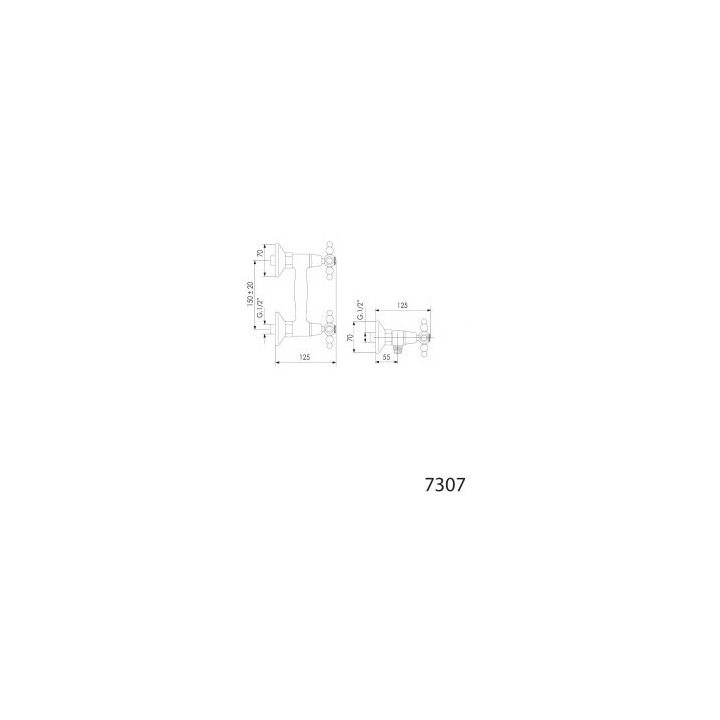 Bateria natryskowa Giulini G. Parigi - sanitbuy.pl