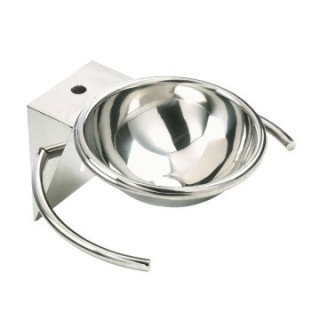 Umywalka podwieszana, ze stali nierdzewnej, Nofer Wash - chrom