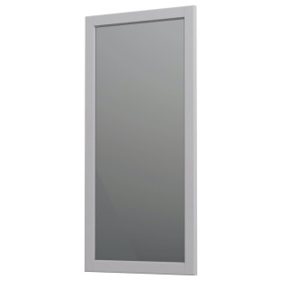 Lustro ścienne Oristo Montebianco, 40cm, pod opcjonalne oświetlenie, biały mat