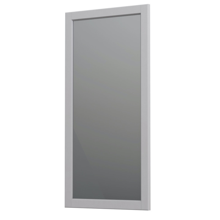 Lustro ścienne Oristo Montebianco, 40cm, pod opcjonalne oświetlenie, biały mat