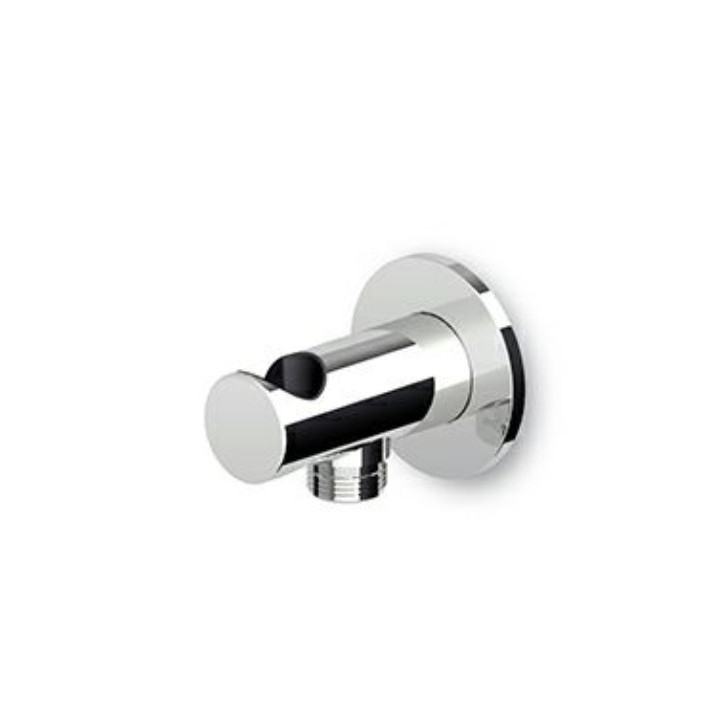 Uchwyt słuchawki Zucchetti Pan, z przyłączem G 1/2, biały matowy gofrowany