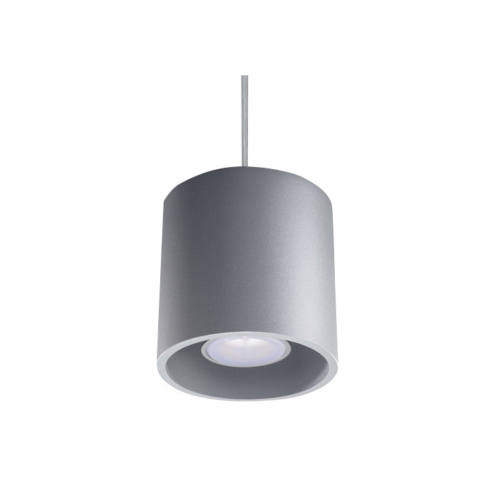 Lampa wisząca Sollux Ligthing Orbis 1, 10cm, okrągła, GU10 1x40W, czarna
